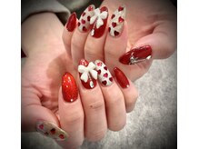 長さ出しはジェル/スカルプどちらもok！自爪に合わせデザイン◎