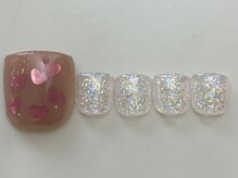 ネイルメゾン 天神店(NAIL MAISON)/ピンクハートラメ¥7500