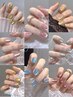 (hand)【チップ長さだし・ベーシック】マグネットワンカラー/グラデーション