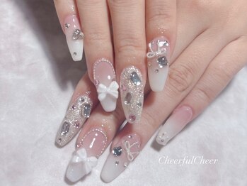 チアフルチア バイ リッチネイル(CheerfulCheer by Ricci nail)の写真/300種類以上のカラーをご用意♪パーツの種類も充実！！つけ放題メニューもあり理想の指先へ♪