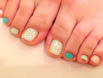ネイルズ ララ(nails Lala)/あじさいフット。