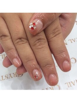 クリスタルネイル ボンベルタ橘店(CRYSTAL NAIL)/フレンチネイル