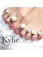 カイリー(Kylie)/ピンク×ラメ　フット