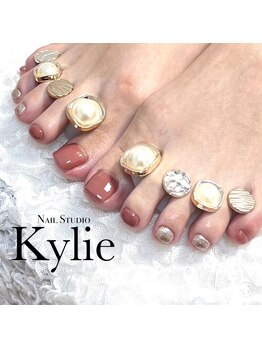 カイリー(Kylie)/ピンク×ラメ　フット