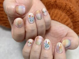 カラフルニュアンスネイル