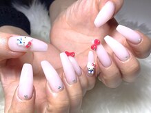ネイルサロンブリス(nail salon Bliss)/☆キティちゃんの3Dネイル☆