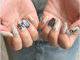 リボン/韓国/フラッシュ/ラメ