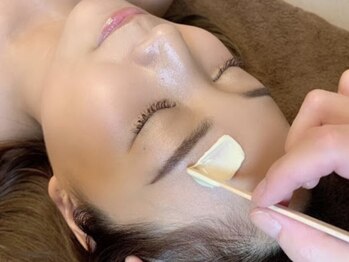 ネイルサロン ボンテ(Bonte)の写真/【透明感のある艶肌を実現♪】初回フェイスワックス¥8800→¥7040★お化粧ノリも格段にUP!!メンズも大歓迎◎