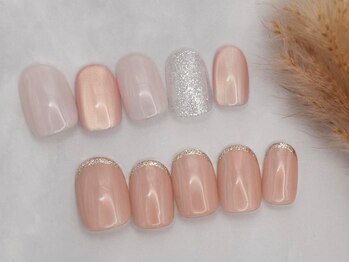 プリッシュ 上野店(prish)の写真/【絶対可愛い！愛されネイル】上品可愛いデザインが得意です☆