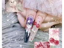 痛ネイル さくらんぼ 春