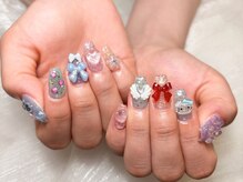 キヒ 秋葉原店(Kihi)/ガーリーネイル/パーツつけ放題