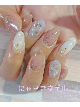 にゃーこネイル/冬ネイル☆持ち込みデザイン