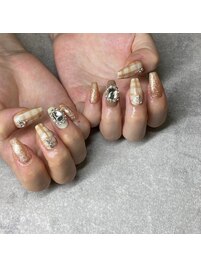 チェックネイル