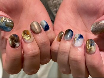 <ハンド>デザインシンプルネイル