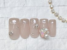 アルセア 上野御徒町店(Alcea)/ワンホンネイル　ちゅるんカラー