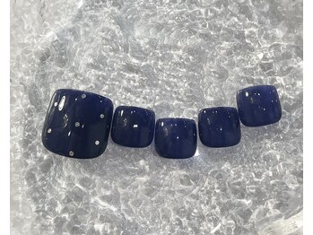 ミュウネイル(miu_nail)/フット/ネイビー