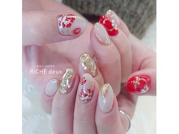 リッシュ ドゥ(RICHE deux)/和柄フラワーアート