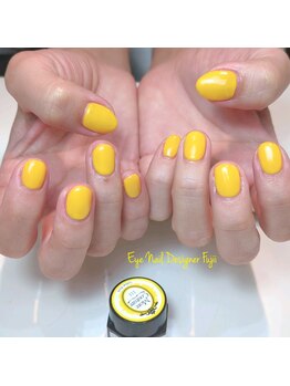 アイネイルデザイナーフジイ(Fujii)/イエロー春ネイル
