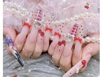 痛ネイル 春ネイル チェック