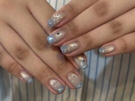 うる艶星ネイル