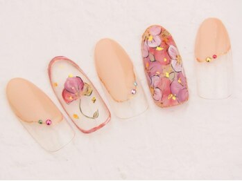 ネイル ブーマー(Nail BOOMER)/手書きアート/お花