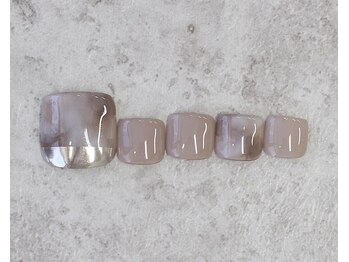 ネイルルーム エルナ(nail room ELNA)/フット定額デザイン￥8000
