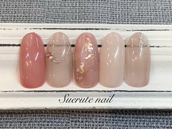 スエルテ ネイルサロン 北千住店/大人可愛い深みピンク ¥8000