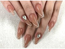 ダブルネイル(Double Nail)/【橋本】ラインフレンチ