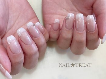 ネイルトリート 茨木駅前店(NAIL TREAT)/重ねフレンチネイル