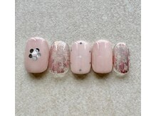 キャンアイドレッシー 長岡店(Can I Dressy)/ホロフラワー×ホイルネイル