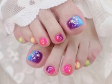 ネイルサロン ジェイ(Nail Salon J)/ネオングラデーションネイル
