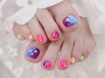 ネイルサロン ジェイ(Nail Salon J)/ネオングラデーションネイル