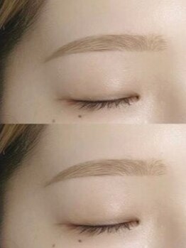 スイ(Sui)の写真/眉毛をふわっとナチュラルに仕上げる《3Dアイブロウ》印象的な美眉に仕上げる《ハリウッドブロウリフト》