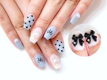 ネイルコレクション ピンク(Nail Collection Pink)/ジェル定額￥7990★リボン