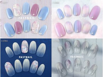 FASTNAIL松戸駅西口店【パラジェル/ジェルネイル専門/定額/マグネット/フットネイル】/定額 ¥7810 ◆ トレンドコース