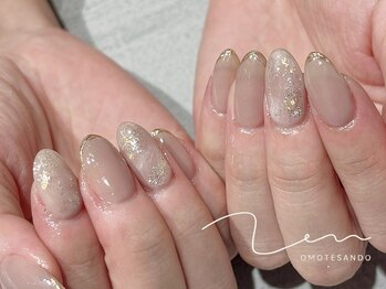 禅 表参道(Zen)/ニュアンスミラーネイル