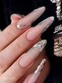 Best Nail 横浜店【ワンホンネイル・スカルプ・パラジェル・上品ジェルネイル】/Best Nail 横濱店　長さだし/シンプル