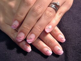 ストライプななめフレンチ