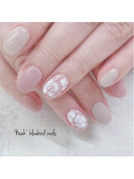 ノアブルーバードネイルズ(Noah' bluebird .nails)/ガーリーフラワー