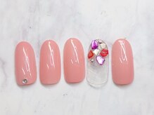 ネイルプラータ(Nail Plata)/シンプルシェルネイル【6780】