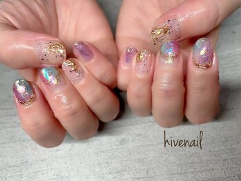 ハイブネイル(Hive nail)/キラキラ☆