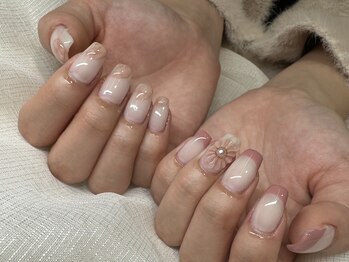 ネイルアヴァンス 京橋店(Nail AVANCE.)/アシンメトリー★テラコッタ