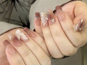 モルフォネイル(Morpho nail)/#アートネイル