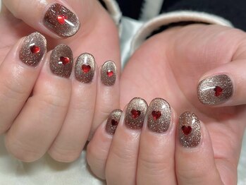 エクラ(eclat)/バレンタインネイル