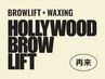 【眉癖改善/再来】ハリウッドブロウリフト/WAX脱毛/メイク込¥7,700