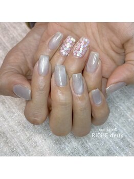 リッシュ ドゥ(RICHE deux)/微粒子マグネットネイル