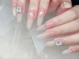 シンプルロングネイル