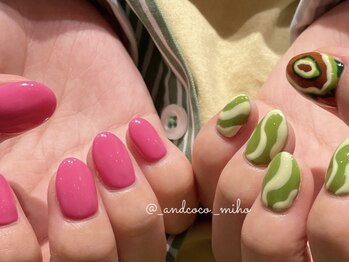 アンドココ 下北沢店(And & coco.)/アボカドネイル