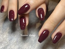 スノー ドロップ(Snow drop)/ボルドー
