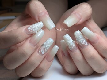 チョウ アート ネイル(Cho Art)の写真/シンプルながら個性を活かしたい方におすすめです♪オフィスに馴染むデザインも得意です◎